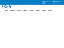 Tablet Screenshot of lsoft.com.br